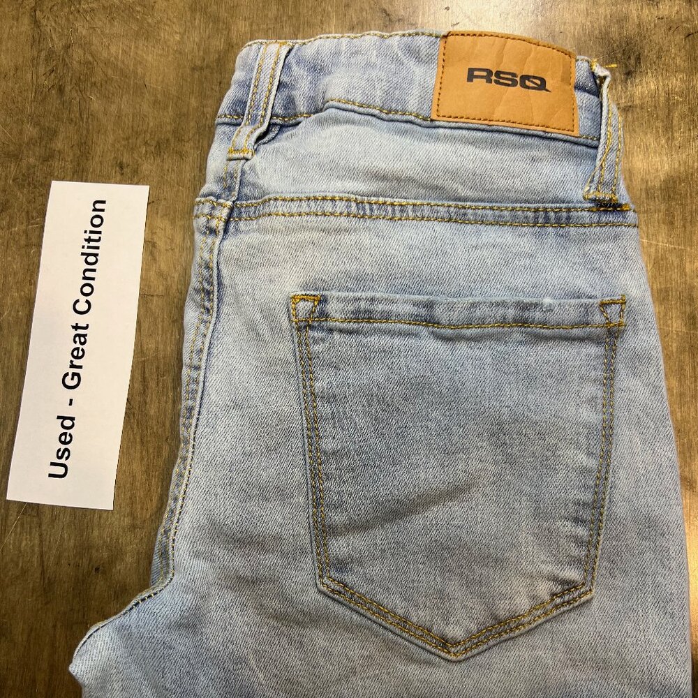 RSQ Low Rise Straight Leg Jeans Medium Blue 25